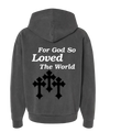 John 3:16 Hoodie Grey